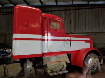 Vintage look for truck in Edinburg through paint and body work by US 281 Truck And Trailer Services LLC