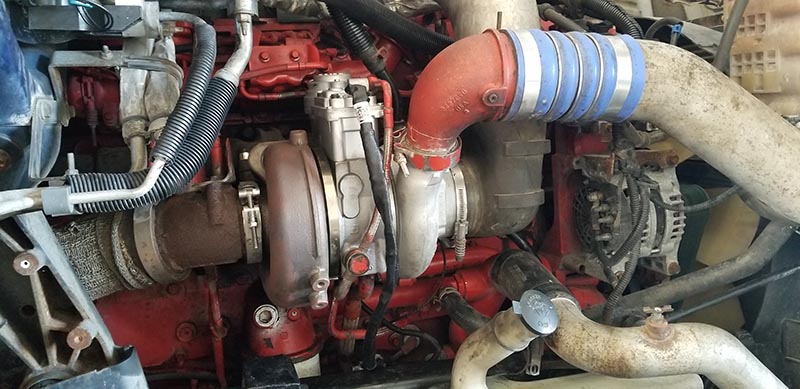 Turbo replacement on Cummins ISX